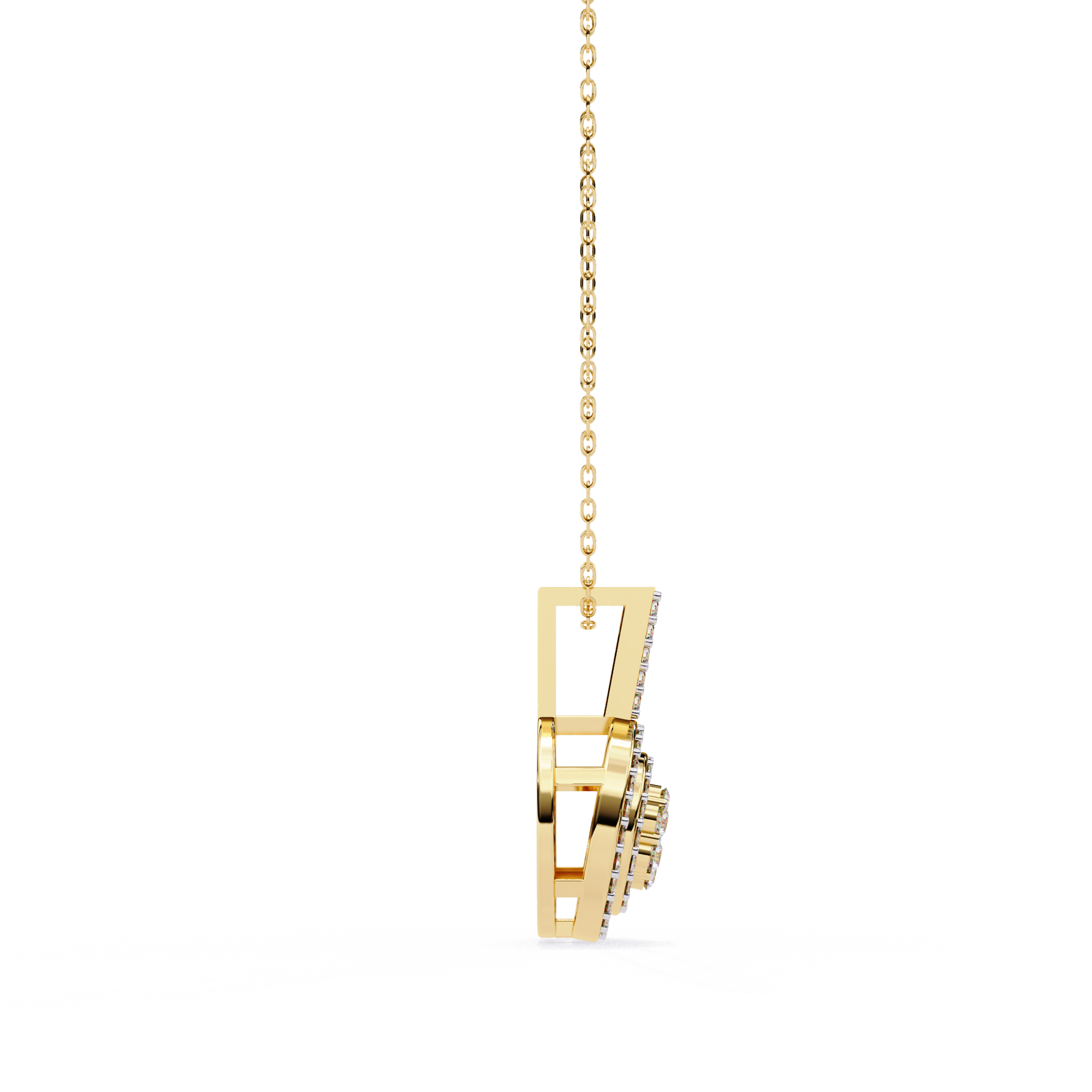 Solitairekart 0.26ct Natural Diamond Eternal Orbit Pendant-HI Color, VS-SI  Clarity